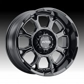 Ultra 124BM Commander Gloss Black Milled Custom Truck Wheels 3